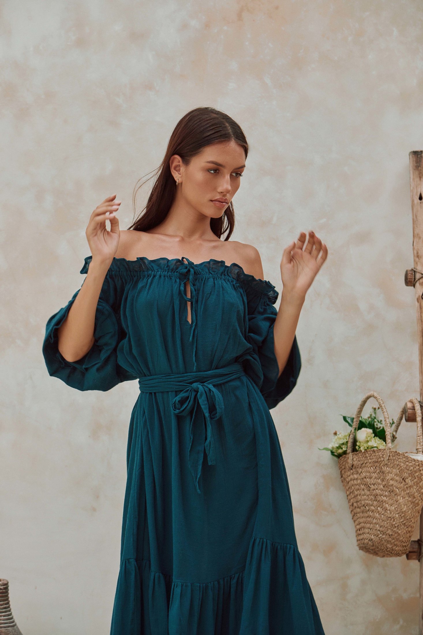 Emmaline Gown | Teal — thumbnail 4