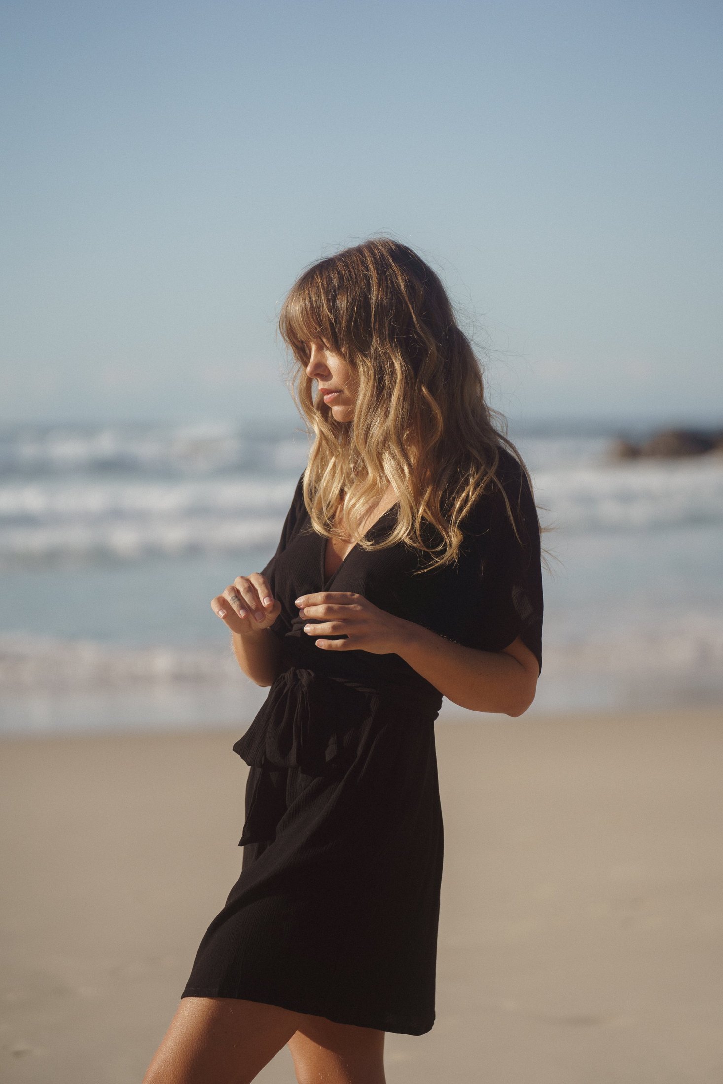 Melody Mini Dress | Black — thumbnail 3