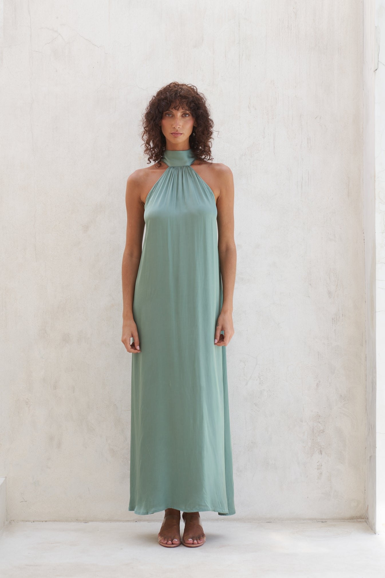 Allegra Maxi Dress | Olive — thumbnail 3