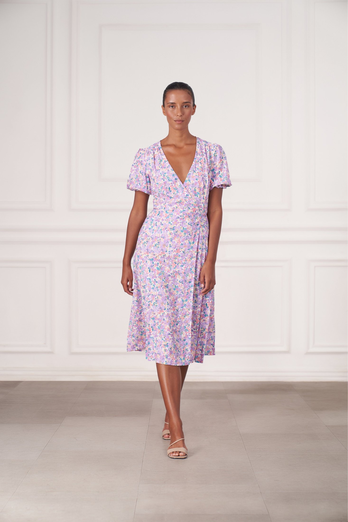 Alice Midi Wrap Dress | Bell Flower — style inspiration