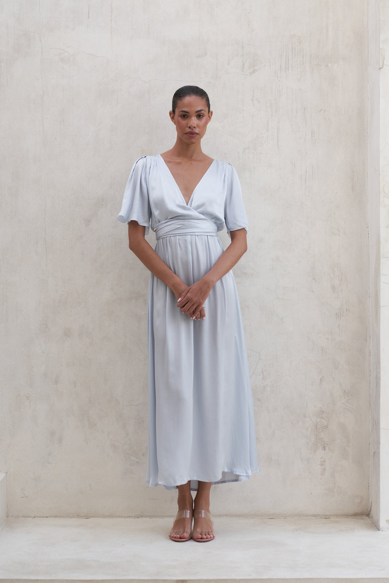 Marlowe Maxi Dress | Pearl Blue — thumbnail 8