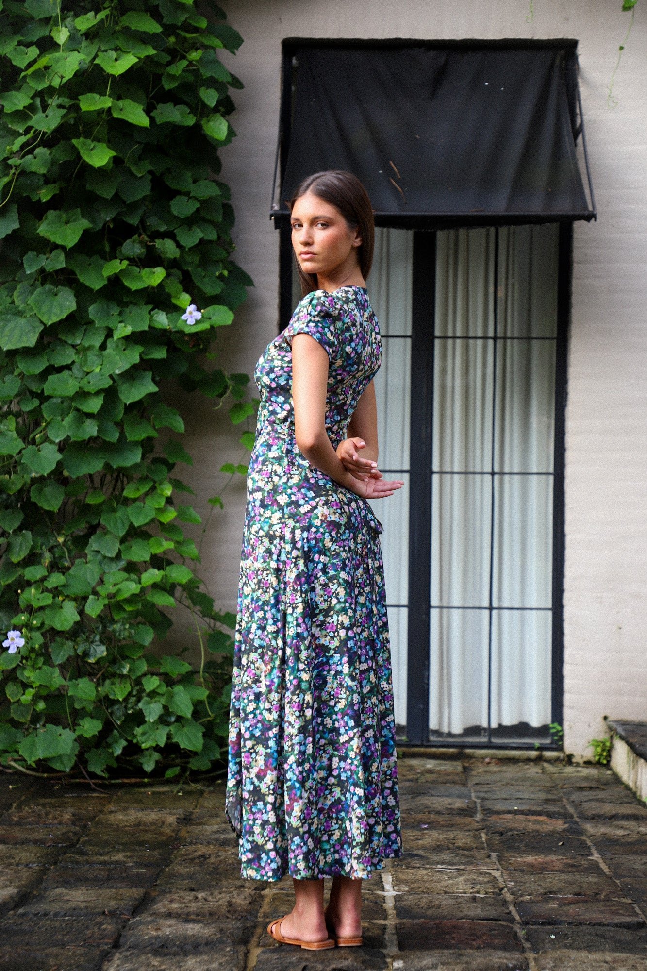 Alexa Maxi Wrap Dress | Viola — thumbnail 10