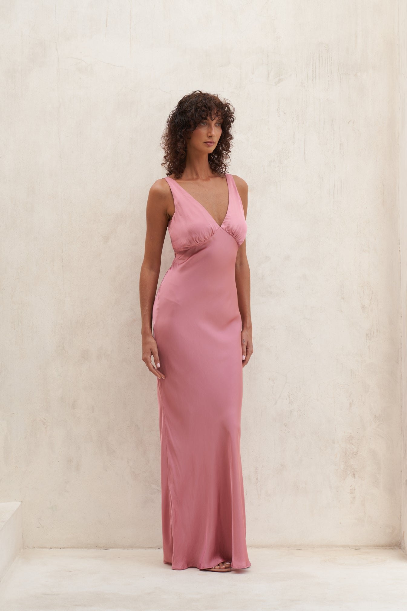 Bessette Maxi Dress | Berry Rose — thumbnail 7