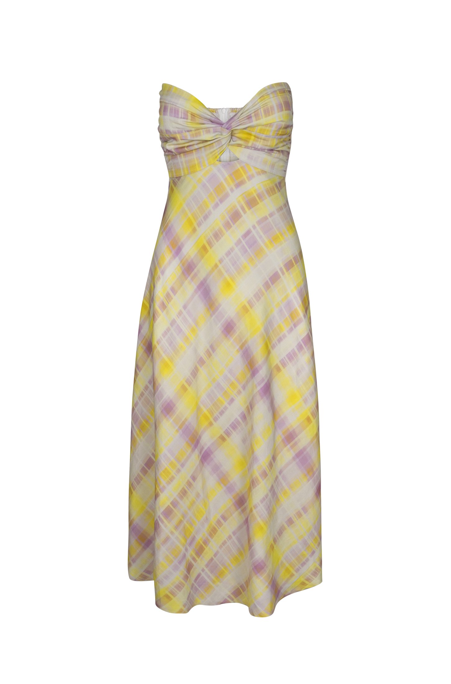 Sabine Midi Dress | Sorbet Plaid — thumbnail 11