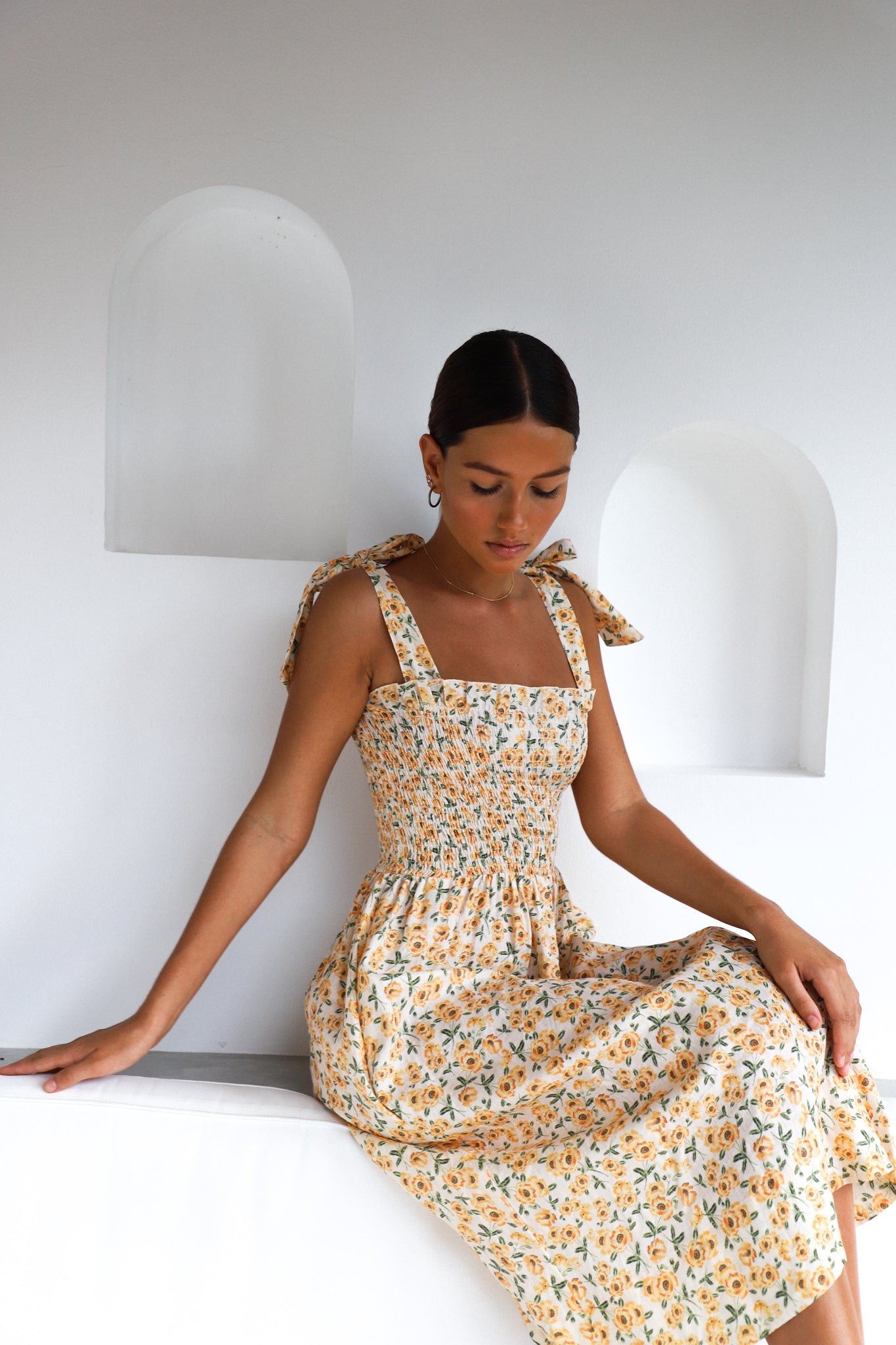 Farrah Midi Dress | Sunflowers — thumbnail 8