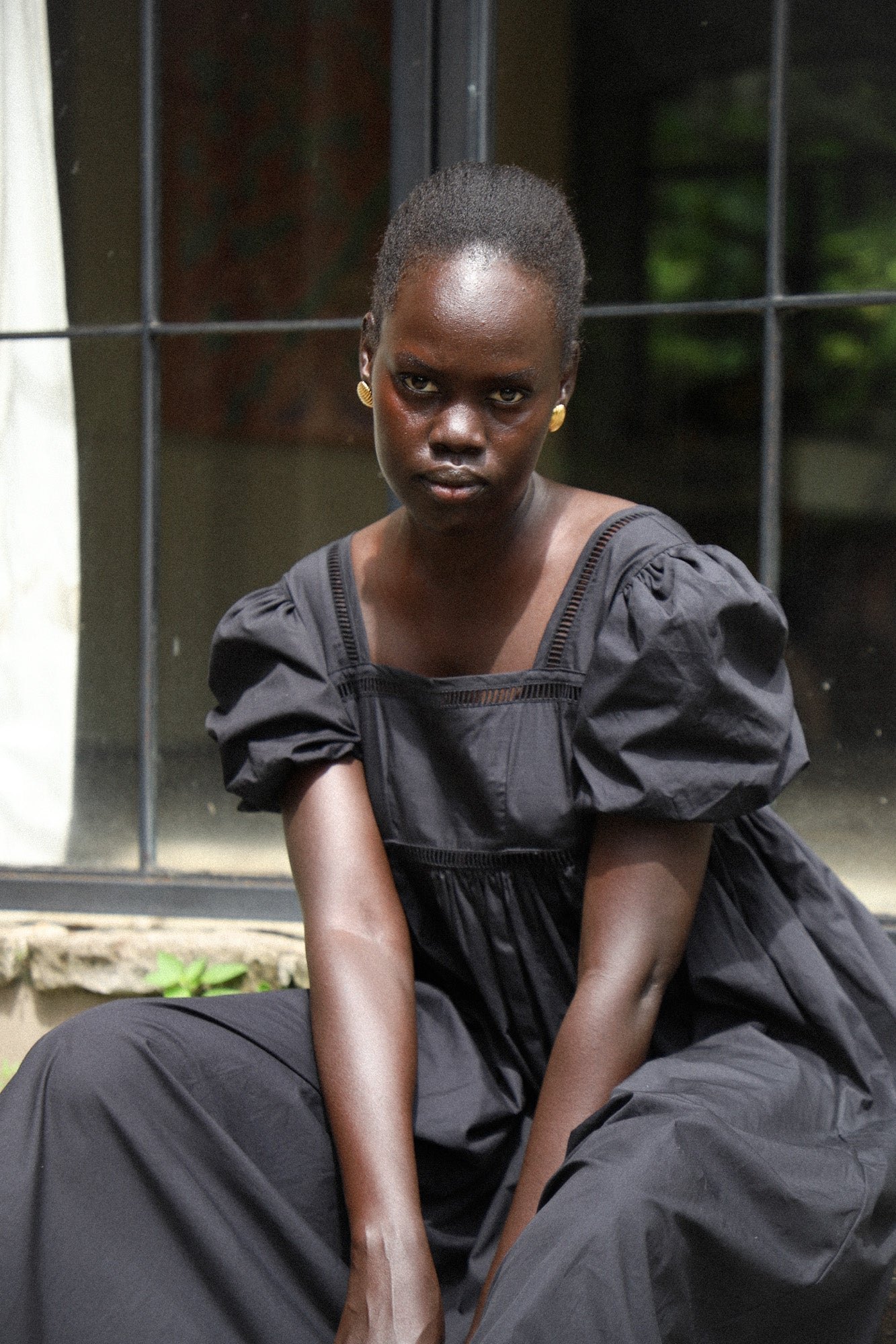 Florence Midi Dress | Black — thumbnail 4