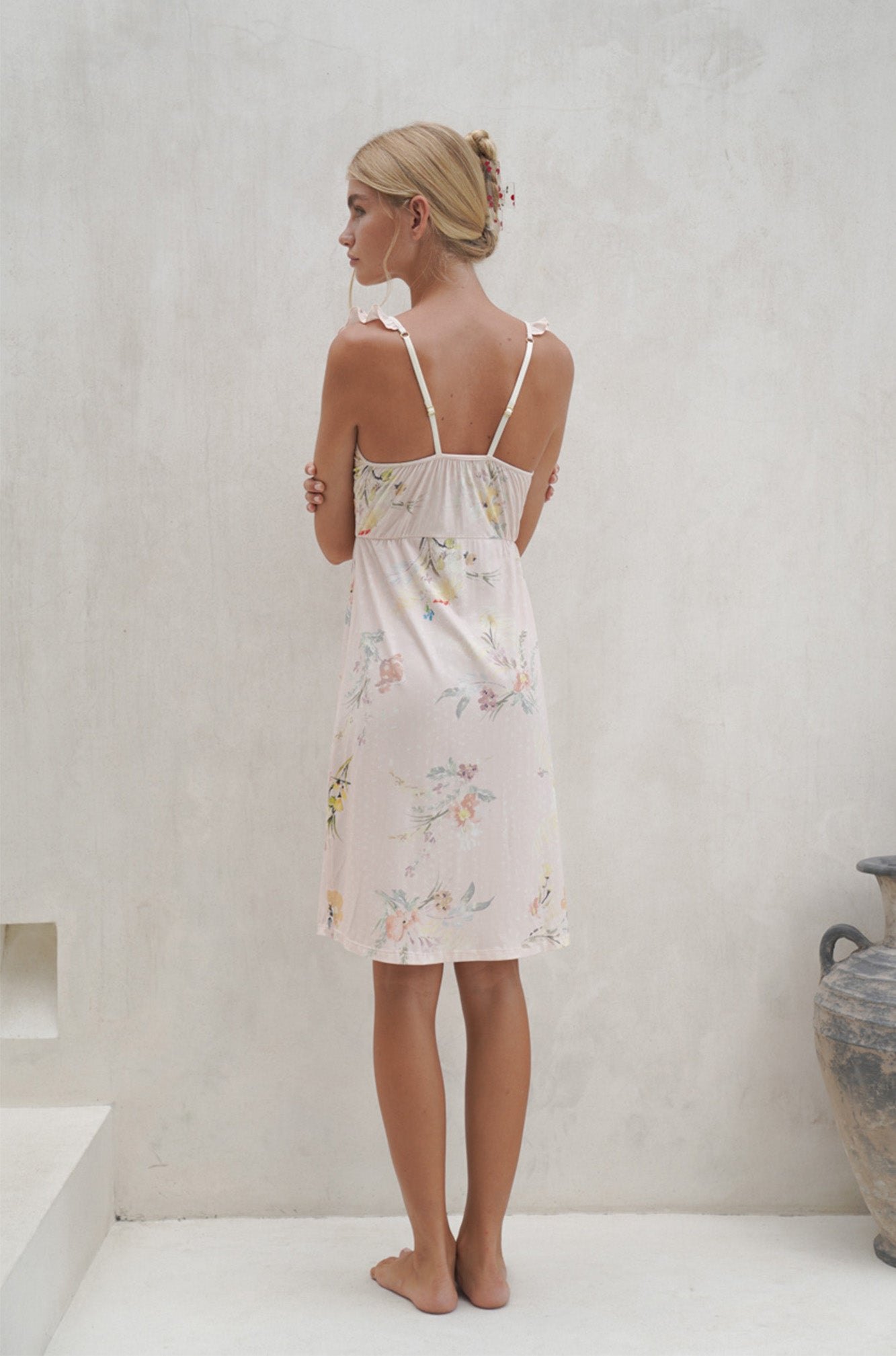 Sydney Slip Dress | Secret Garden Blush — thumbnail 3