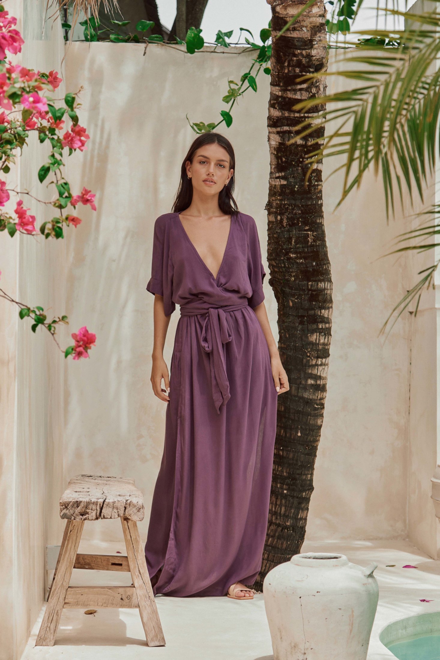 Melody Maxi Dress | Plum — thumbnail 6