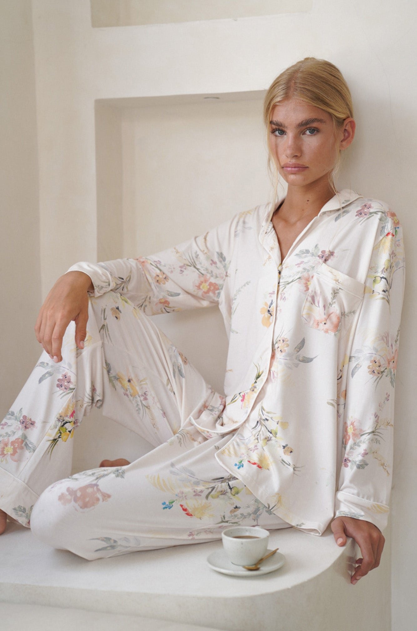 Francesca Sleep Set | Secret Garden Vanilla — thumbnail 2