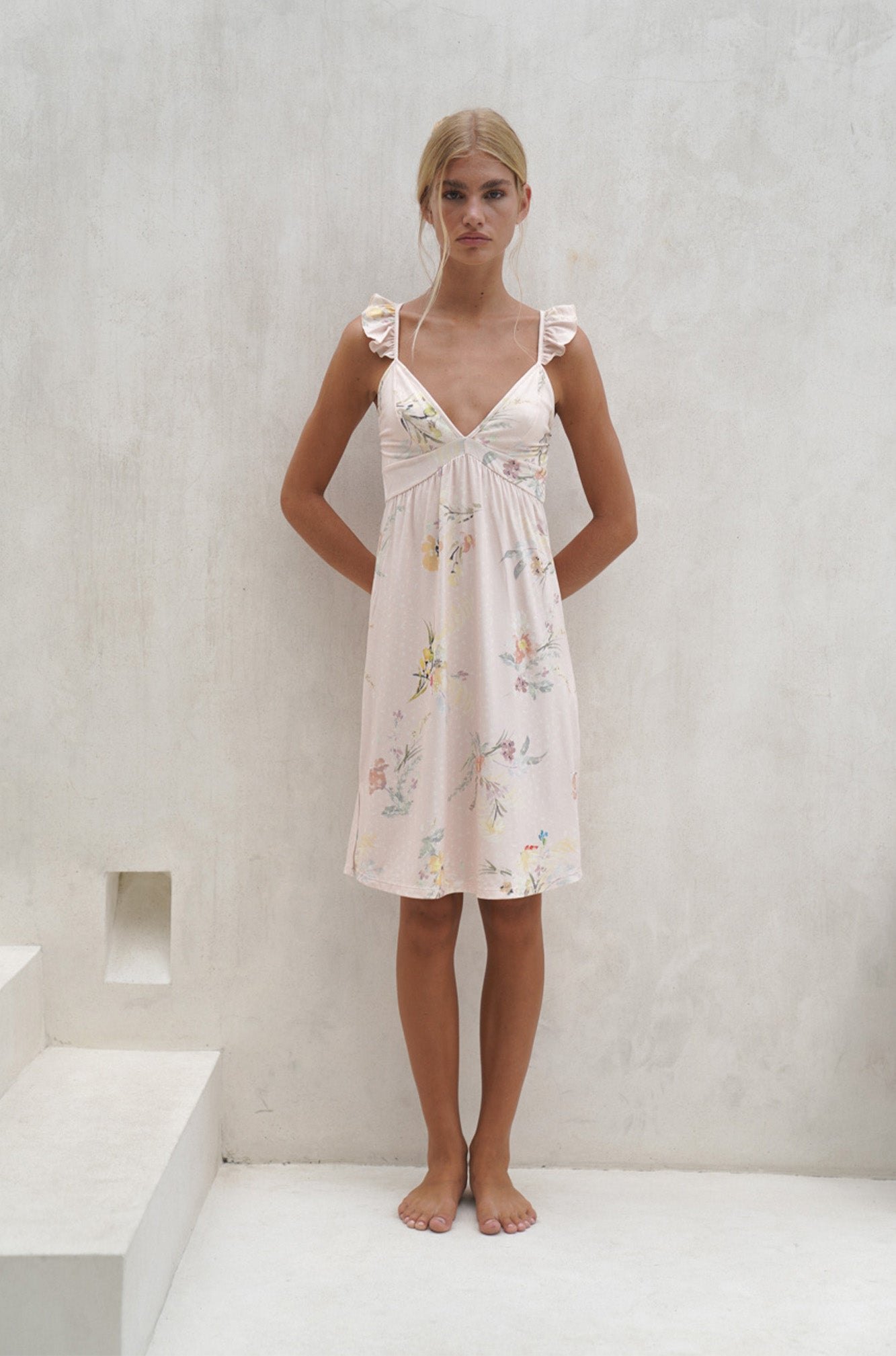 Sydney Slip Dress | Secret Garden Blush — thumbnail 2