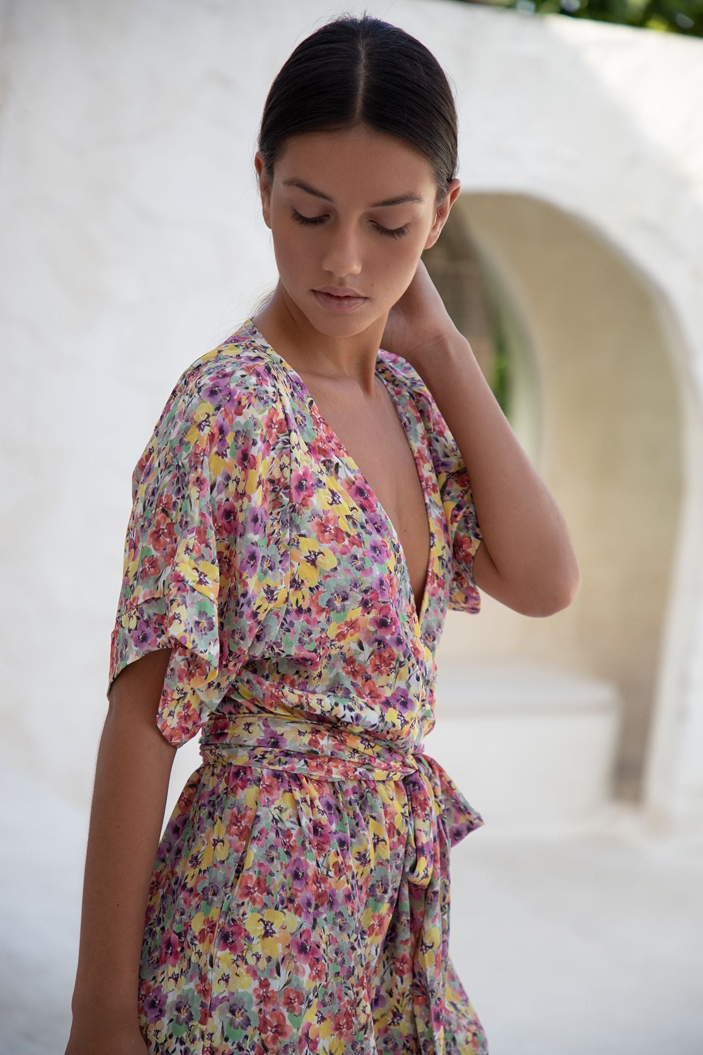 Melody Midi Dress | Floral Escape — thumbnail 5