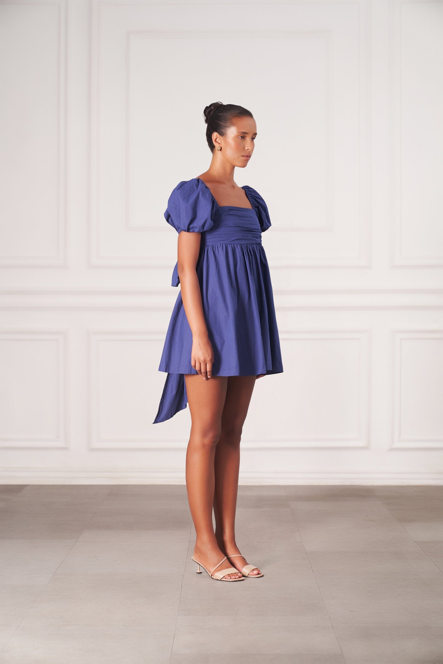 Grace Mini Dress | Navy — thumbnail 4