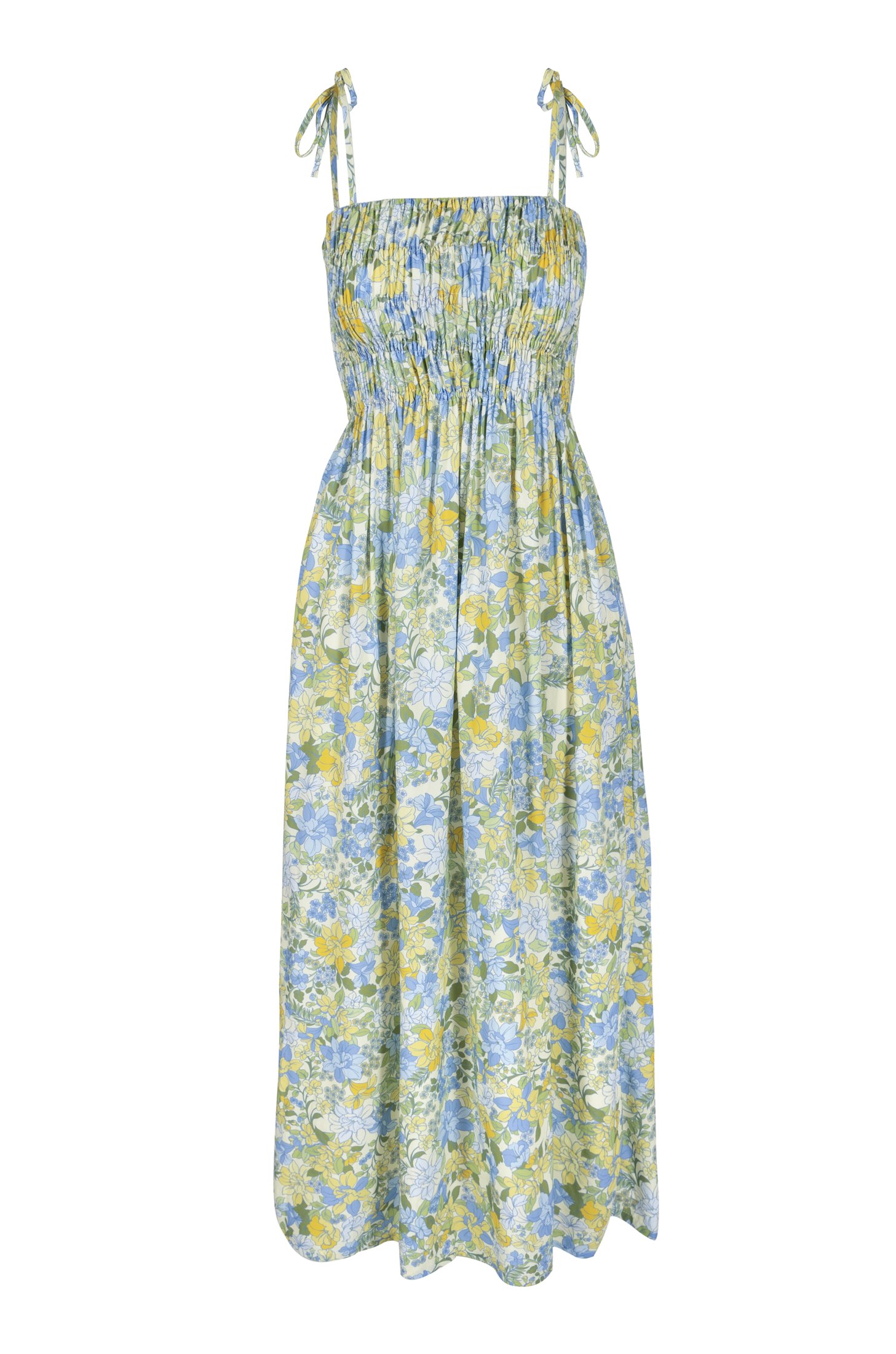 Amalfi Maxi Dress | Pastel Blooms — thumbnail 7