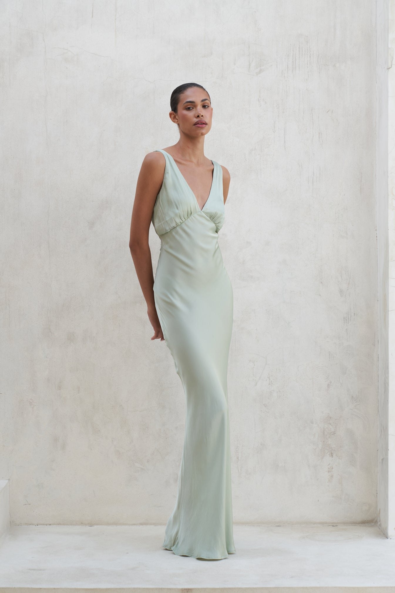 Bessette Maxi Dress | Sage — thumbnail 3