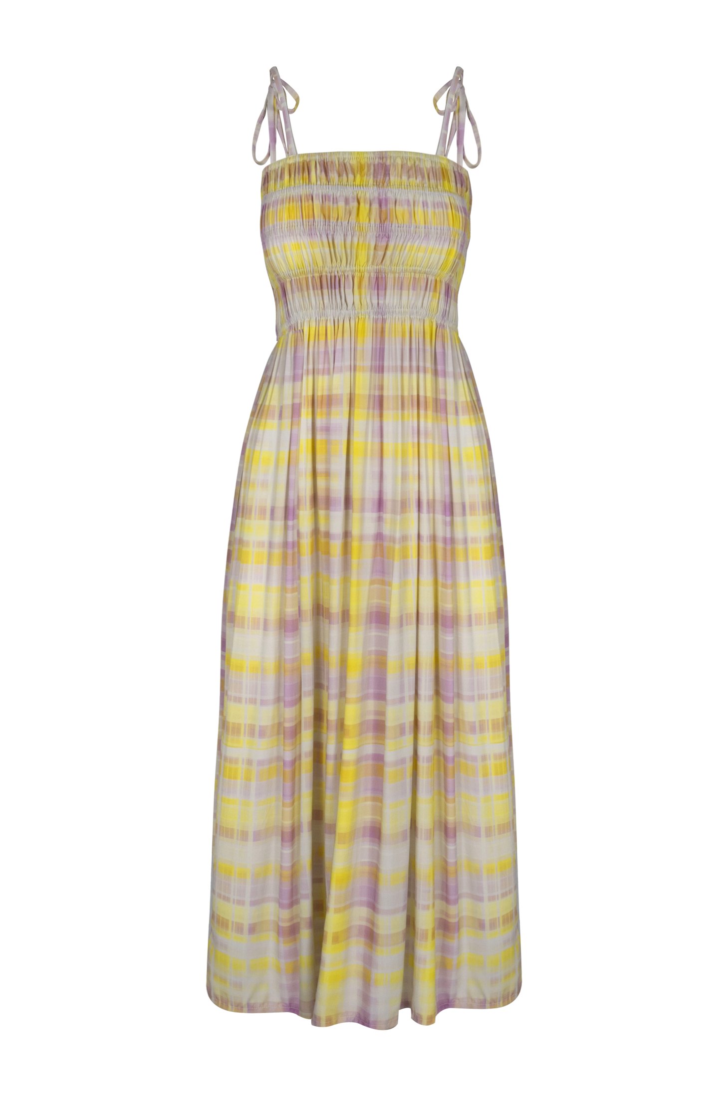 Amalfi Maxi Dress | Sorbet Plaid — thumbnail 5