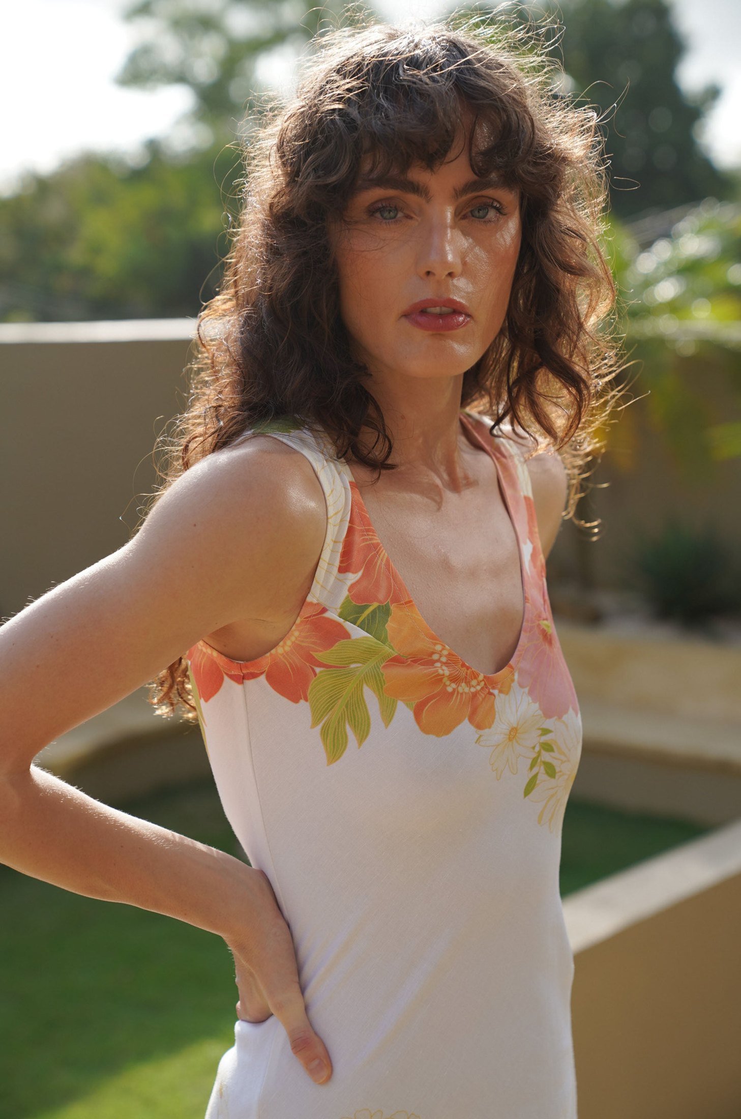 Claudia Midi Dress | Vintage Floral — thumbnail 6