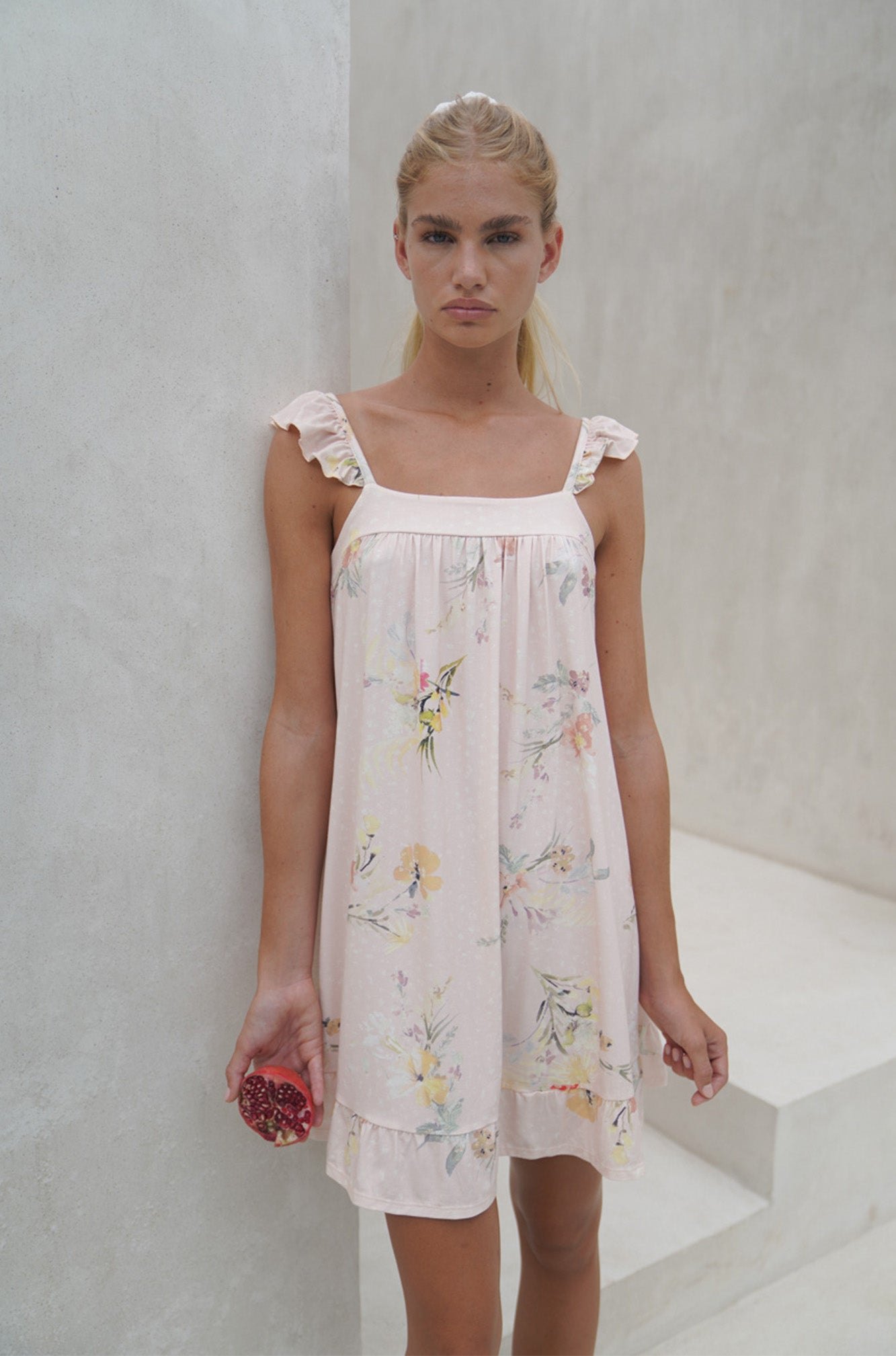 Celine Mini Dress | Secret Garden Blush — thumbnail 4