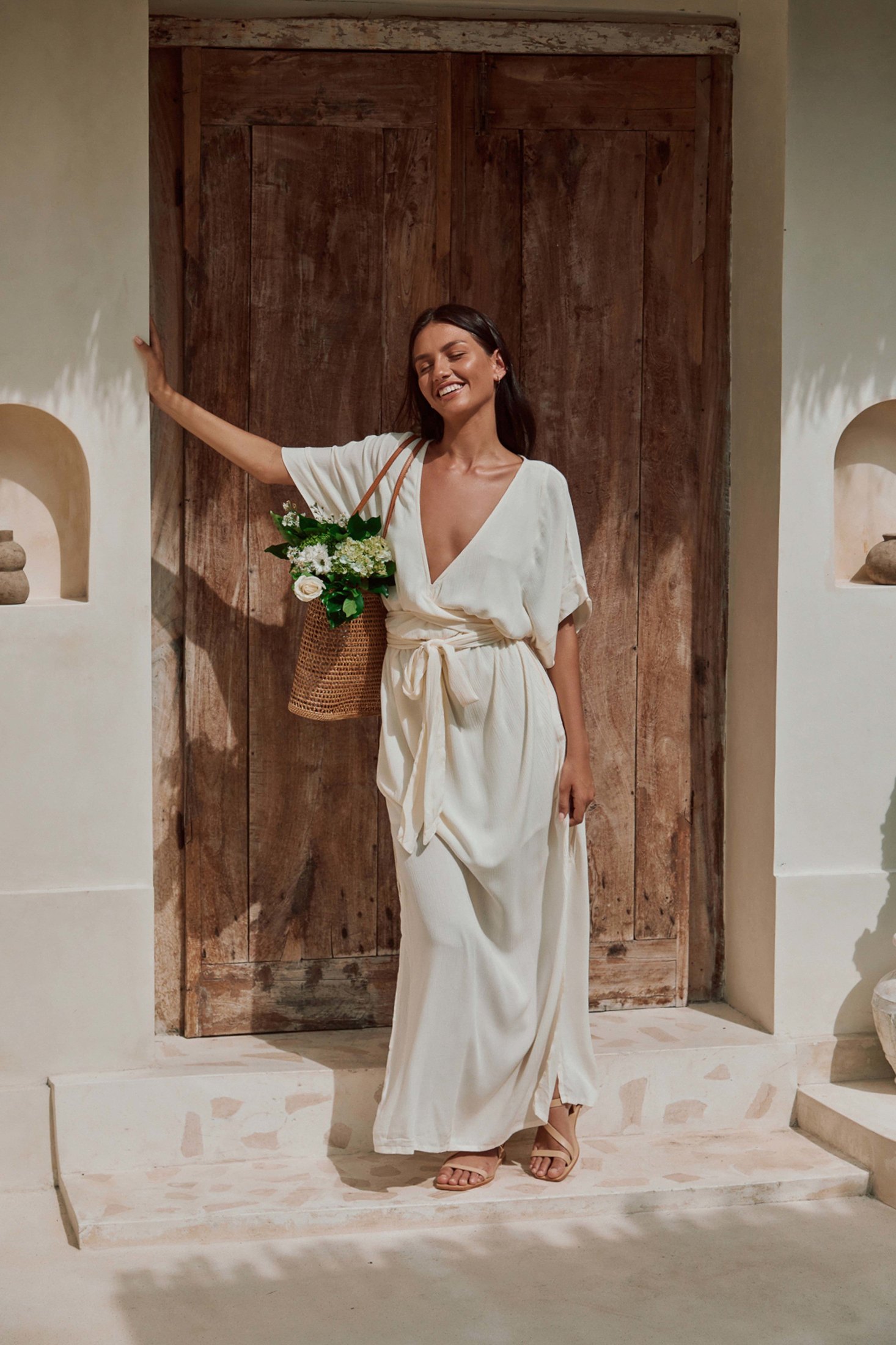 Melody Maxi Dress | Buttercream — thumbnail 19