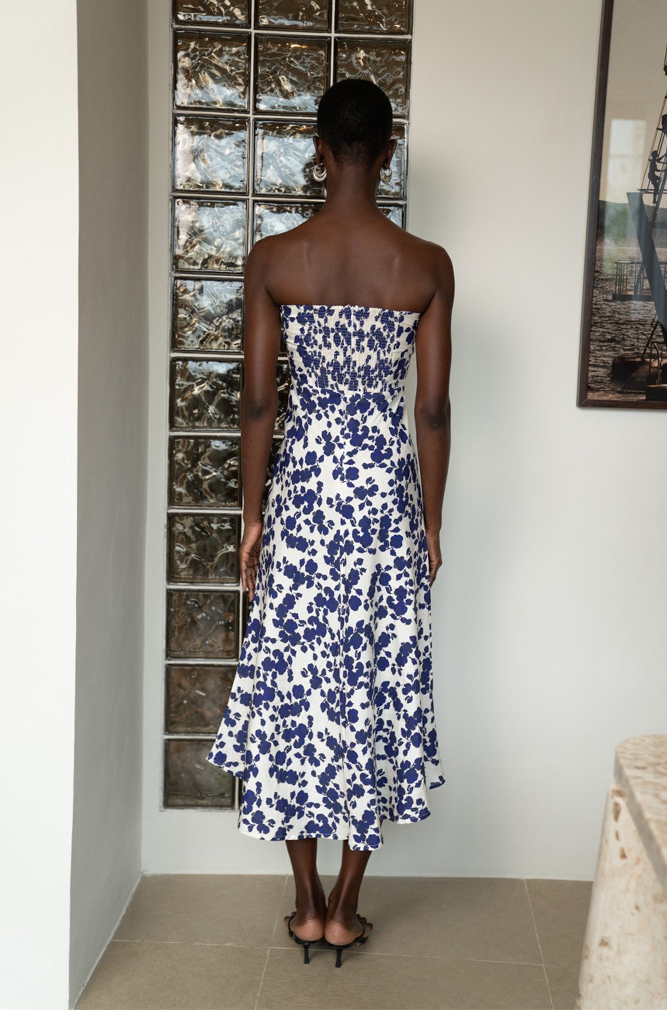 Sabine Midi Dress | Cornflowers — thumbnail 5