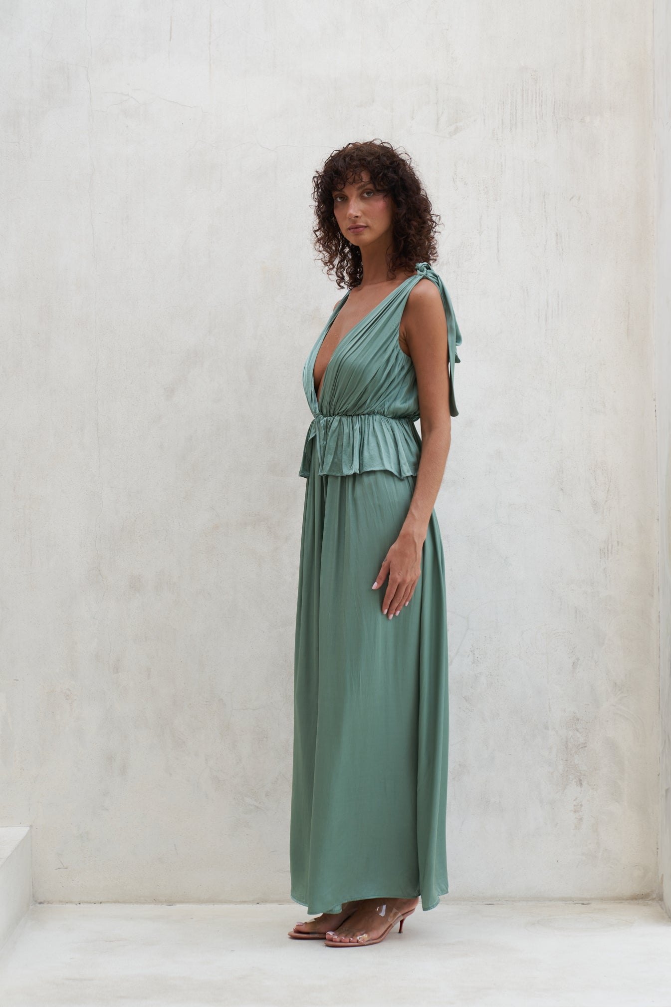 Juliette Gown | Olive — thumbnail 4