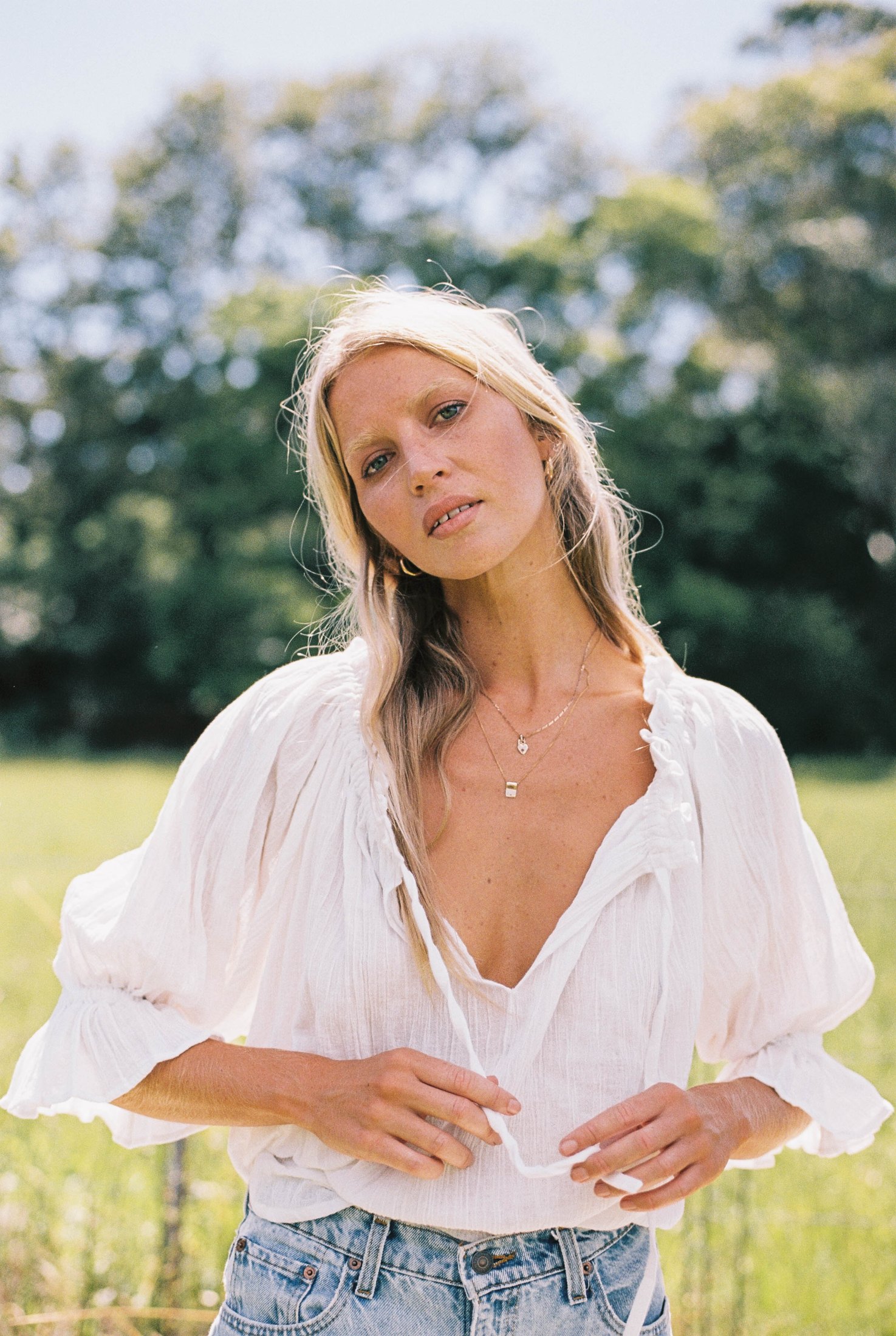 Emmaline Blouse | White — thumbnail 4