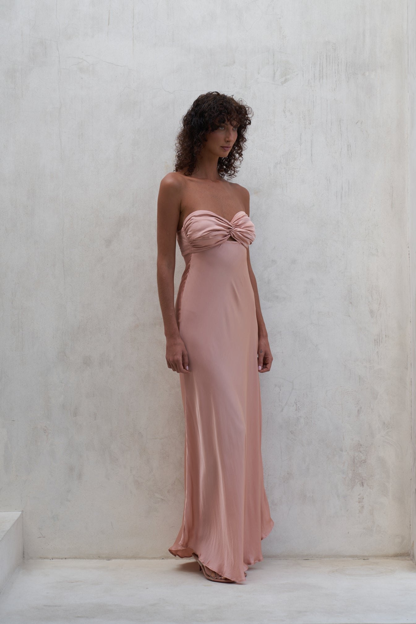 Victoria Maxi Dress | Peach Rose — thumbnail 4