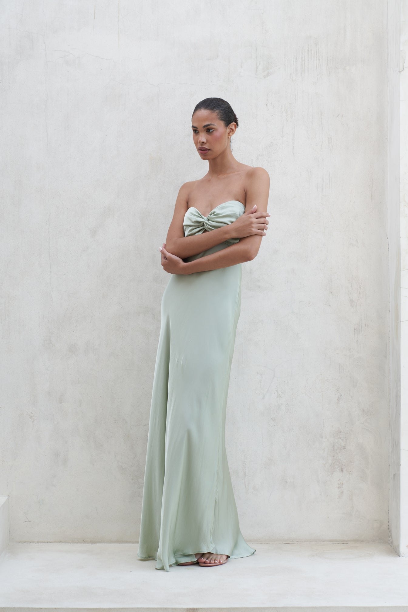 Victoria Maxi Dress | Sage — thumbnail 3