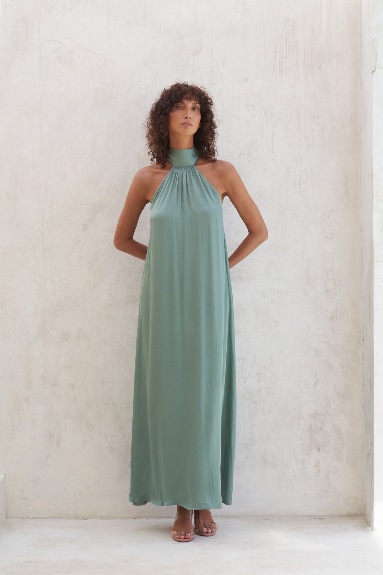 Allegra Maxi Dress | Olive — thumbnail 4