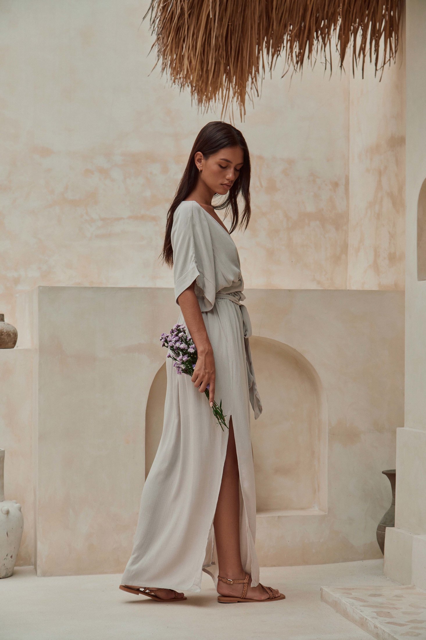 Melody Maxi Dress | Smokey Taupe — thumbnail 6