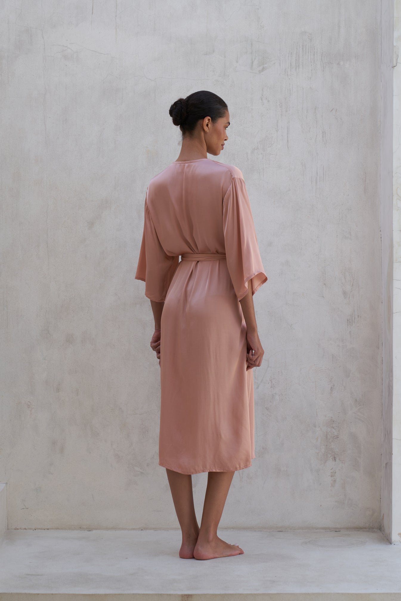 Olivia Robe | Peach Rose — thumbnail 5