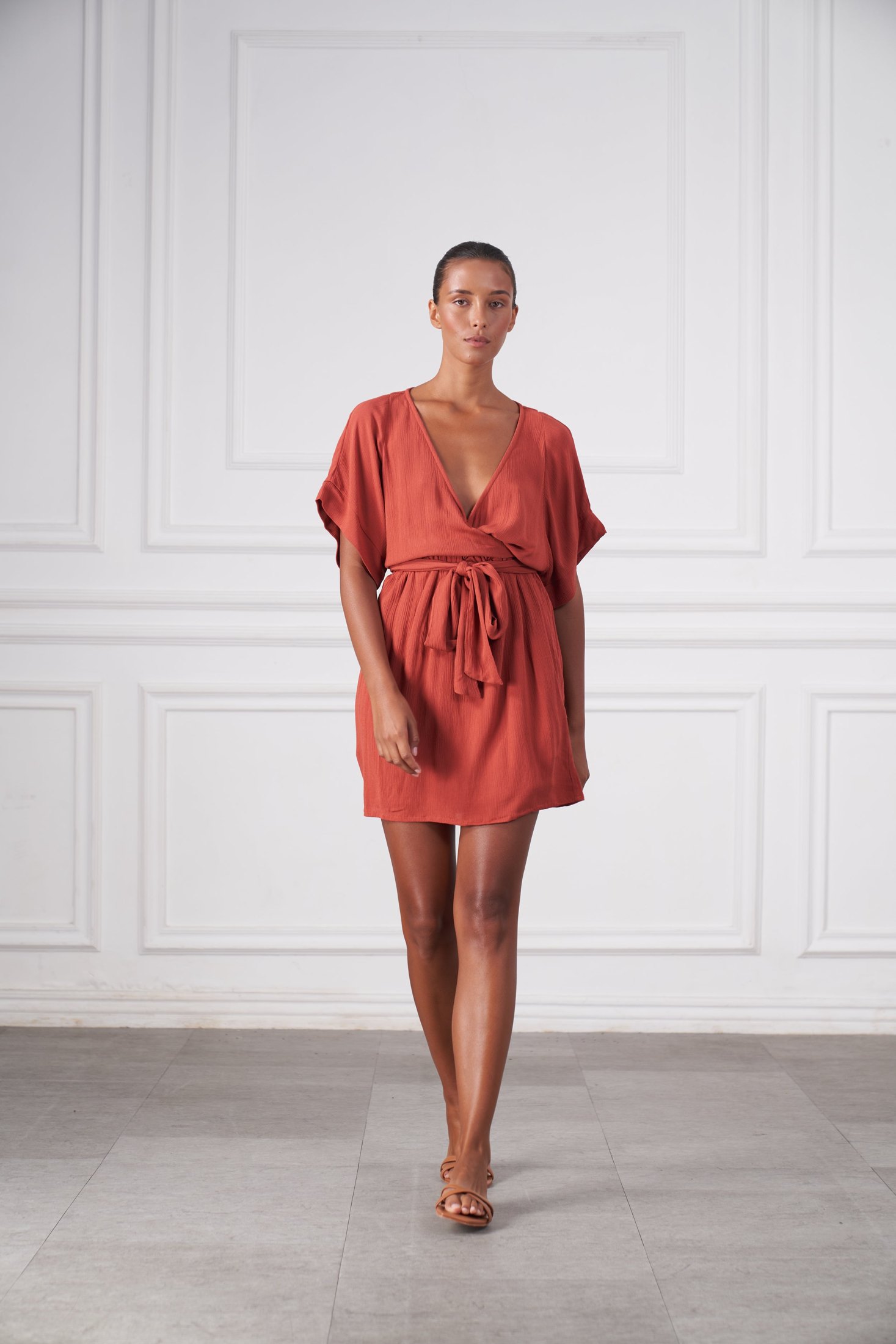 Melody Mini Dress | Deep Rose
