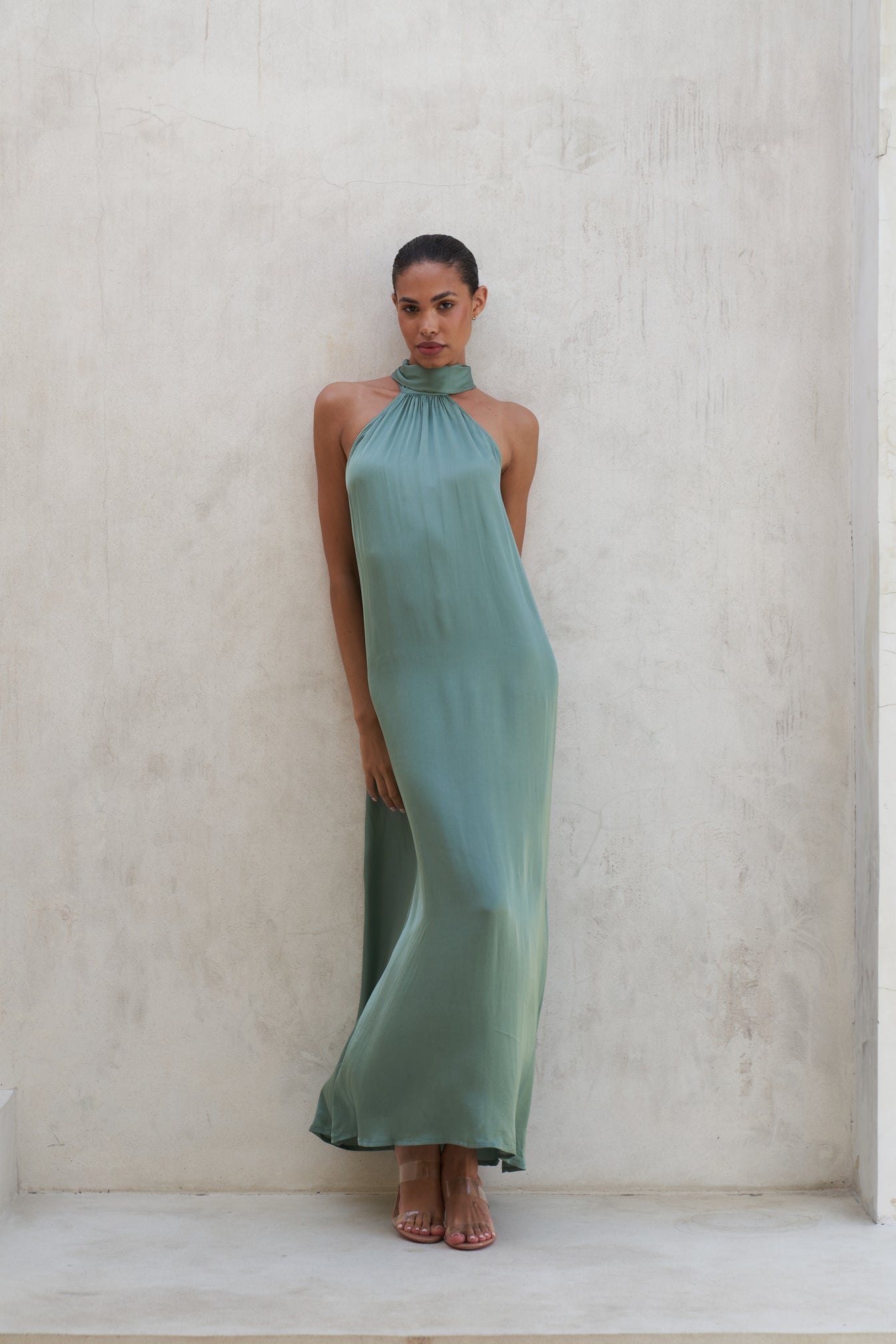 Allegra Maxi Dress | Olive — thumbnail 9