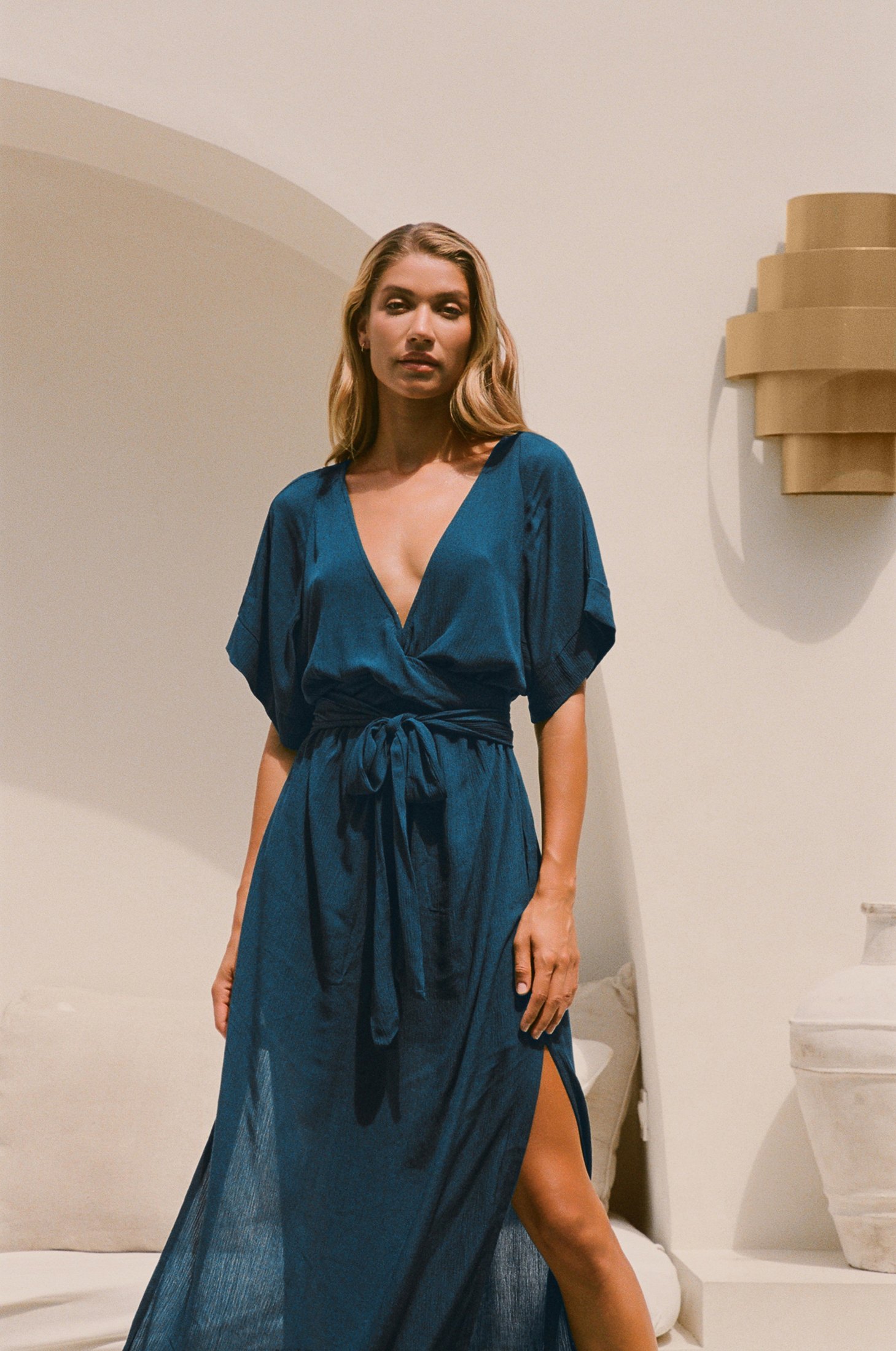 Melody Maxi Dress | Teal — thumbnail 4