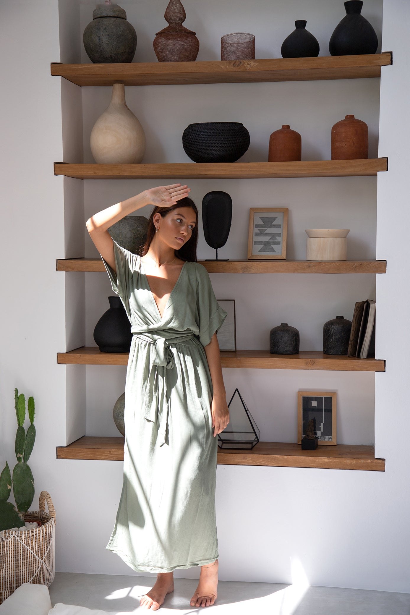 Melody Maxi Dress | Olive — thumbnail 8