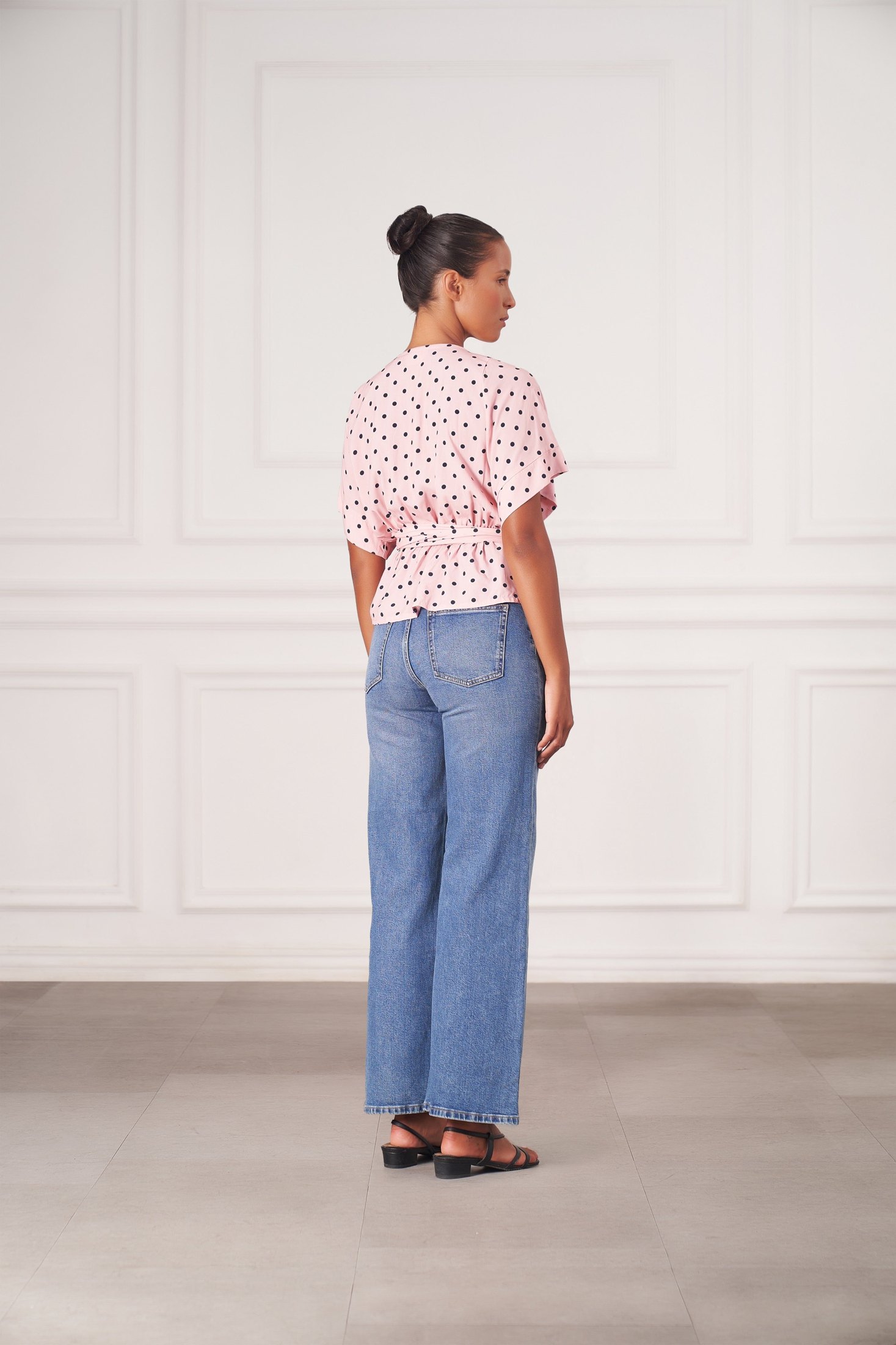 Melody Top | Pink Polka Dots — thumbnail 3