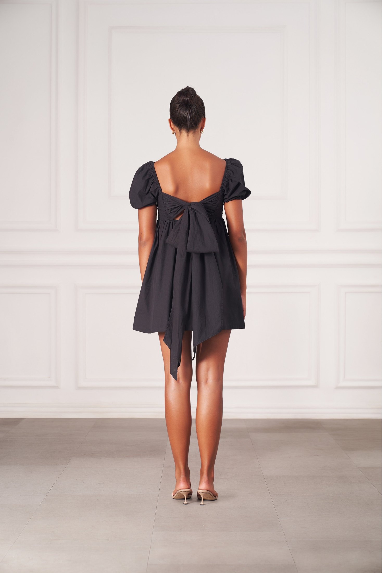 Grace Mini Dress | Black — thumbnail 4