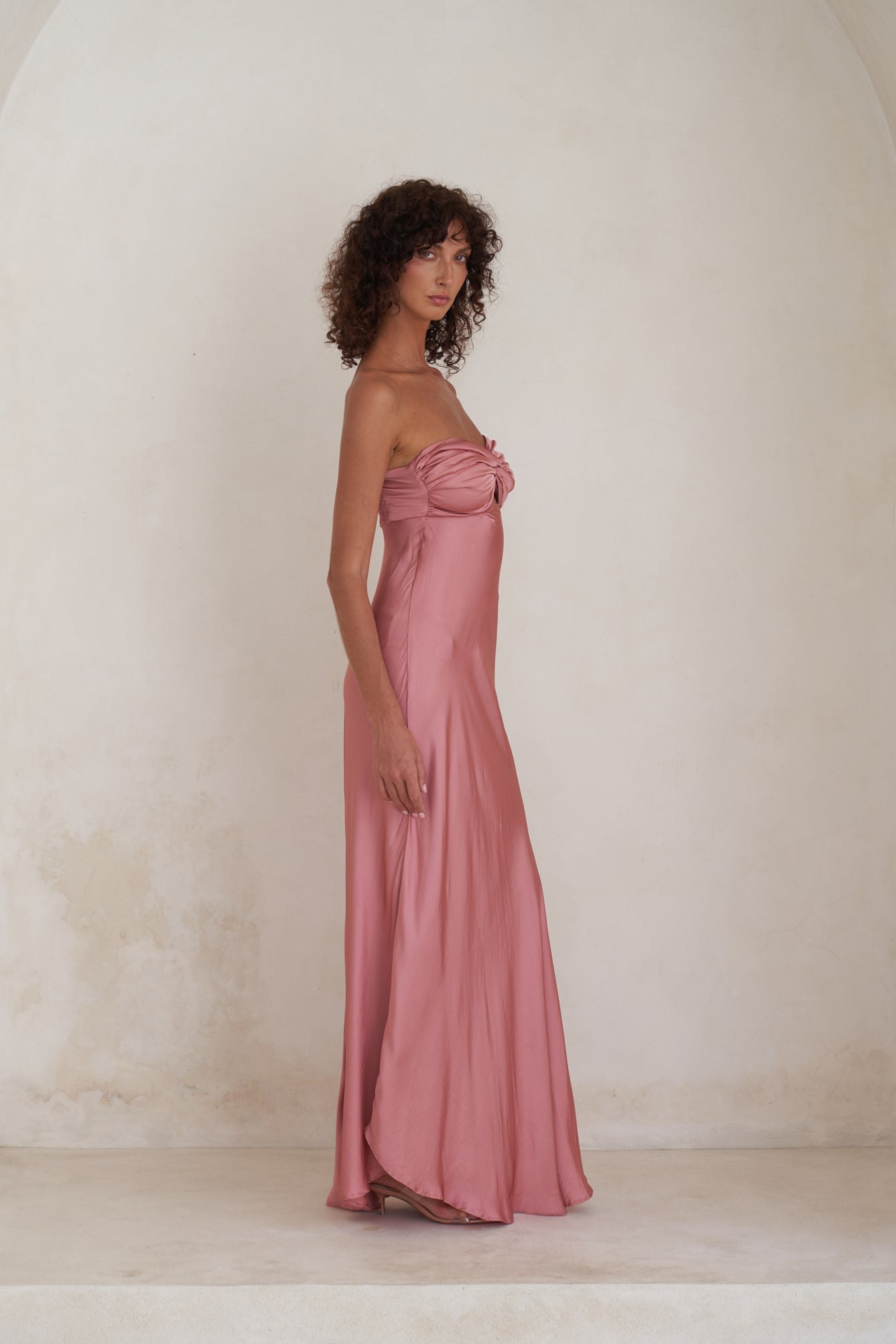 Victoria Maxi Dress | Berry Rose — thumbnail 4