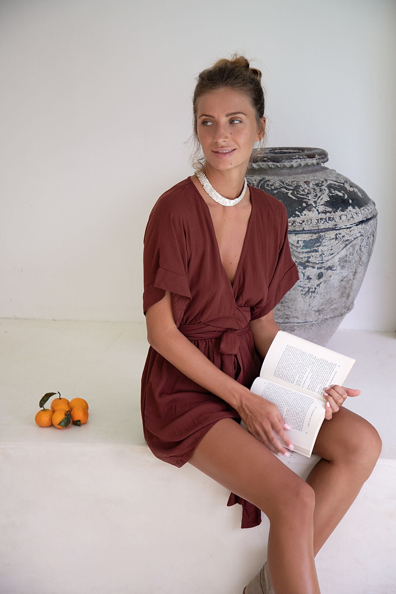 Melody Mini Dress | Espresso — thumbnail 4
