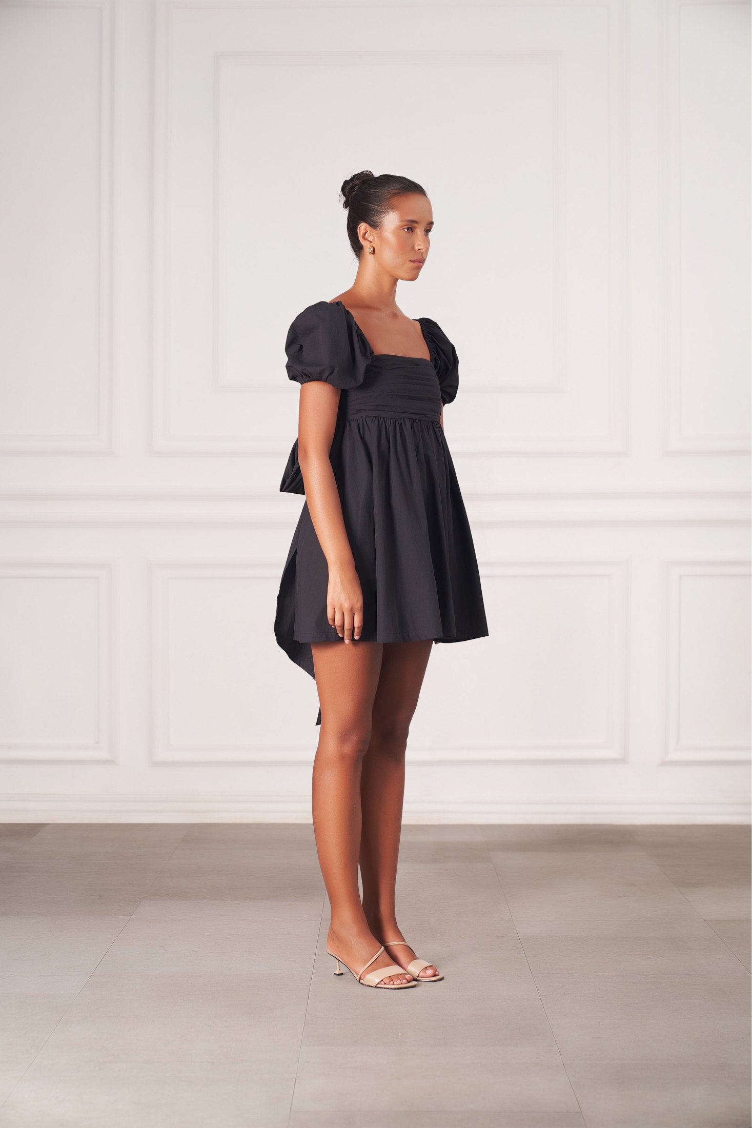 Grace Mini Dress | Black — thumbnail 3