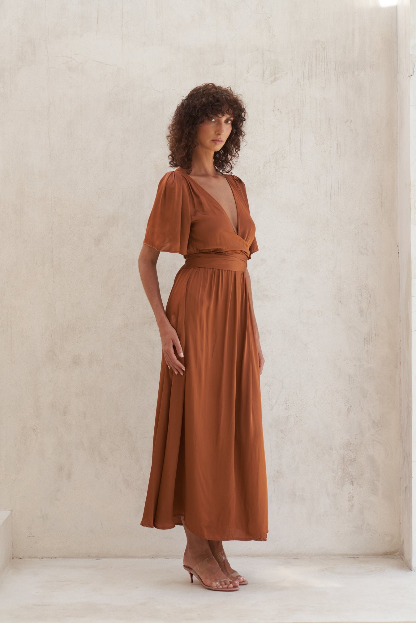 Marlowe Maxi Dress | Cinnamon — thumbnail 3