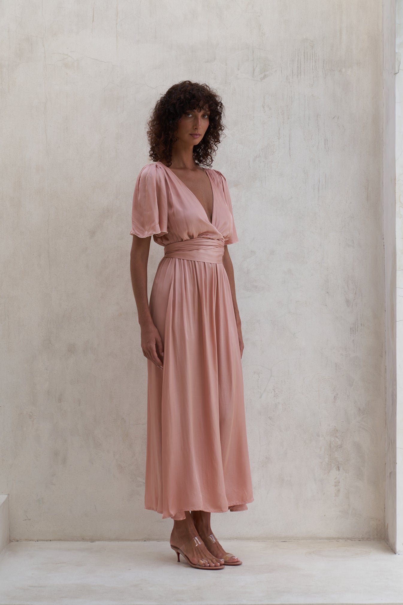 Marlowe Maxi Dress | Peach Rose — thumbnail 3