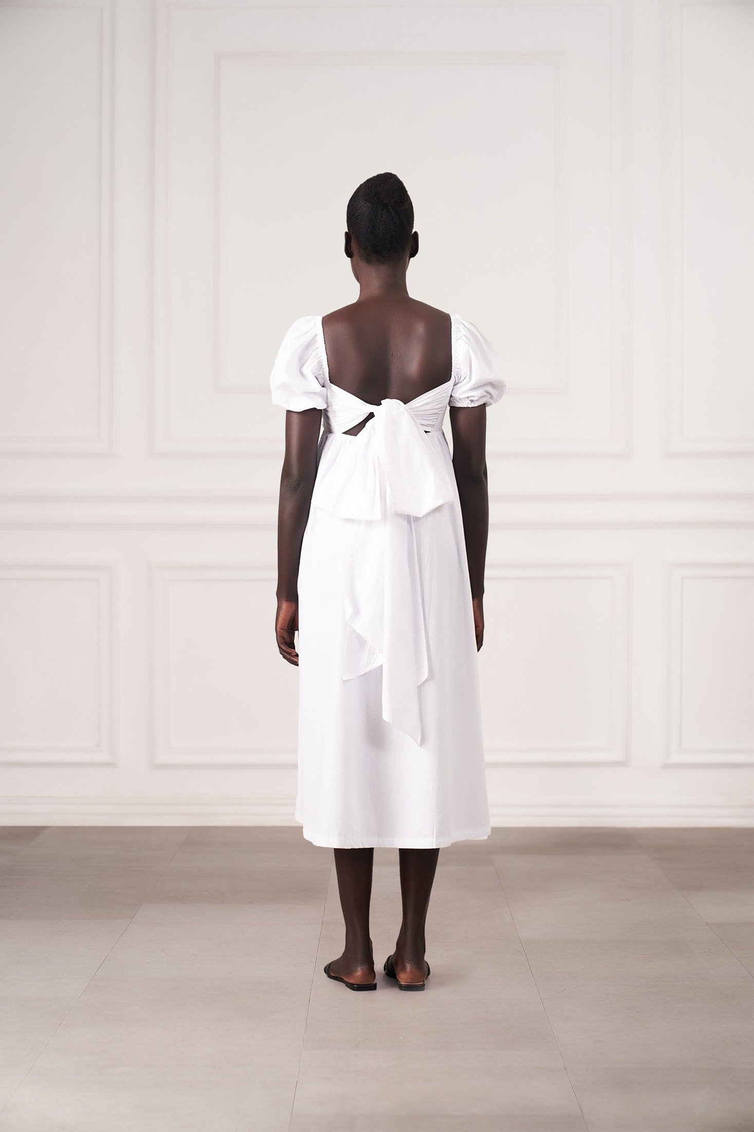 Grace Midi Dress | White — thumbnail 5
