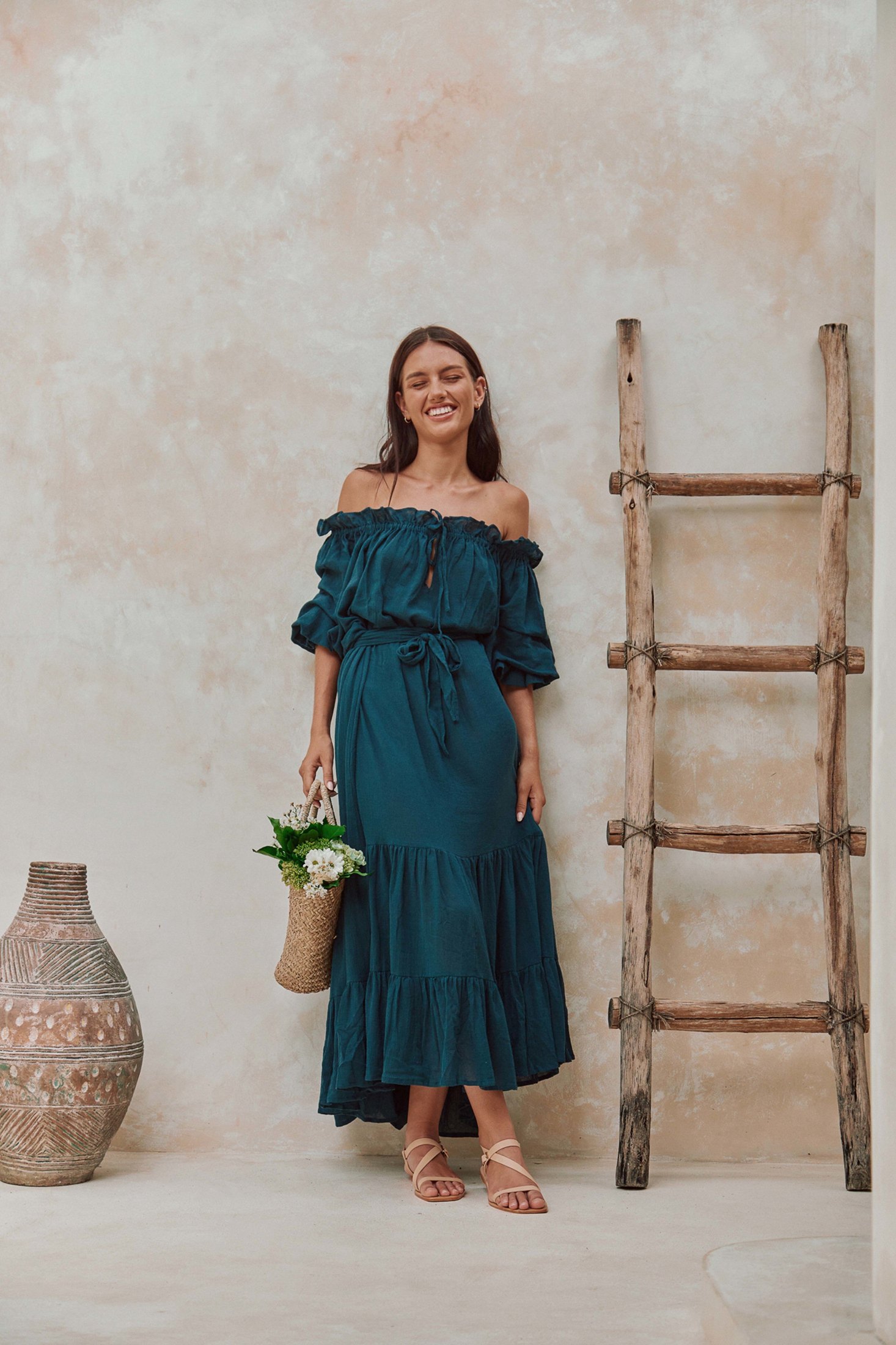 Emmaline Gown | Teal — thumbnail 2