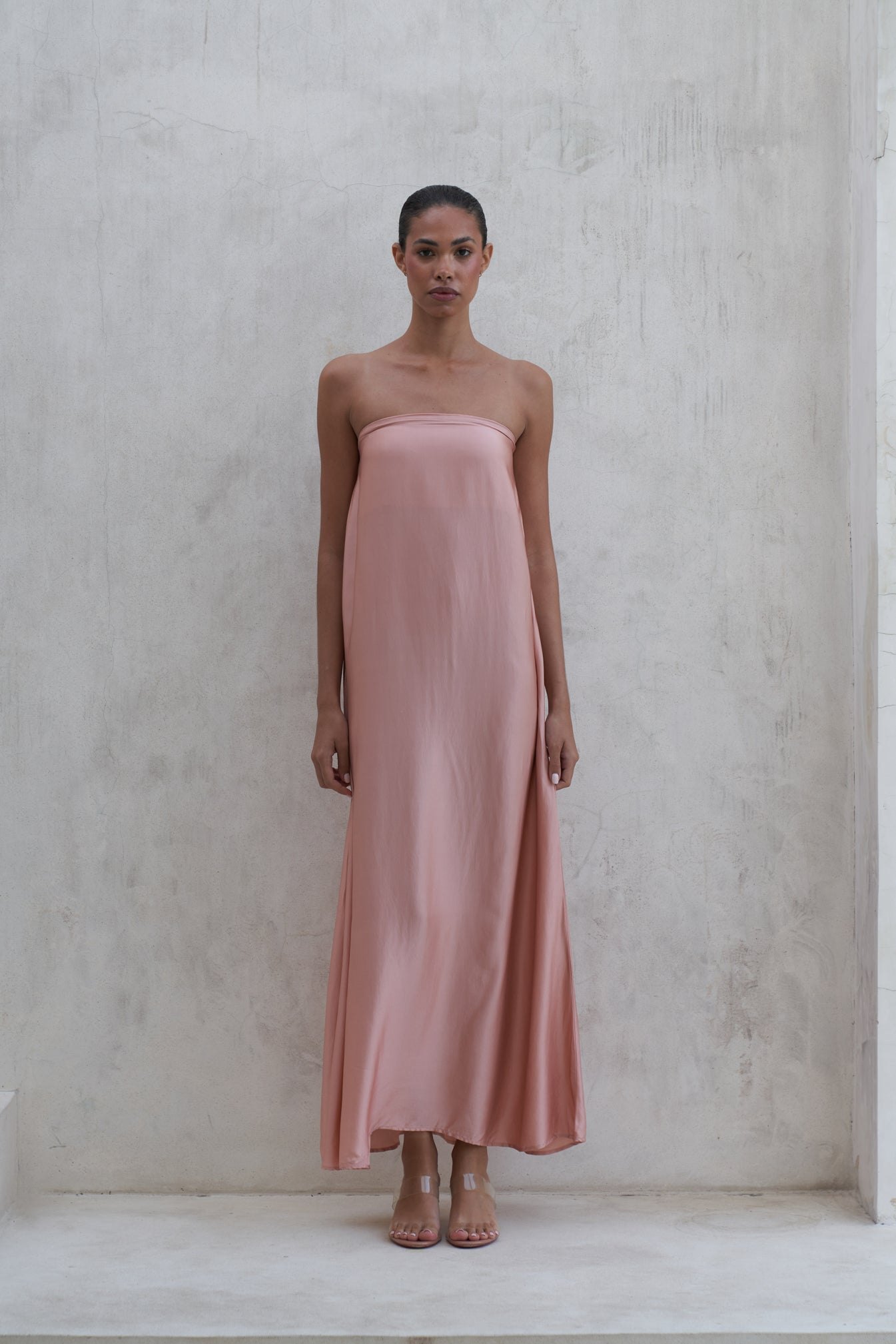 Aveline Maxi Dress | Peach Rose — thumbnail 3