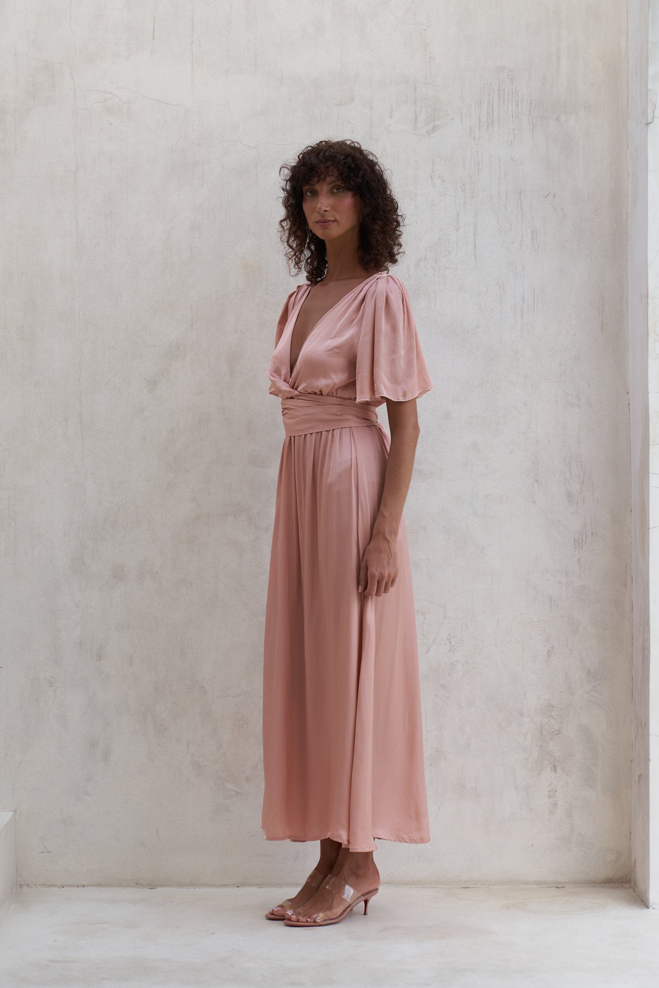 Marlowe Maxi Dress | Peach Rose — thumbnail 4