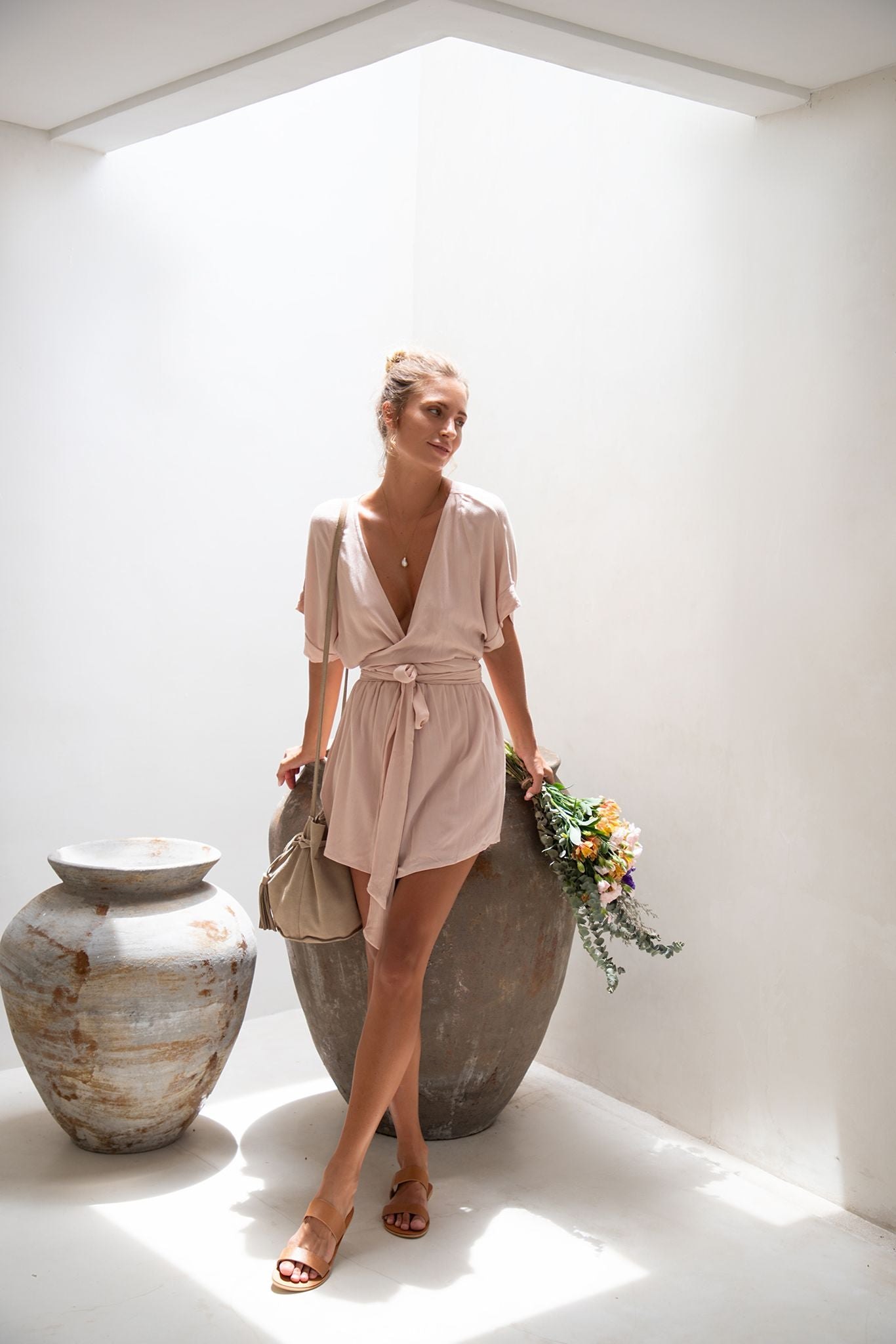 Melody Mini Dress | Blush — thumbnail 4