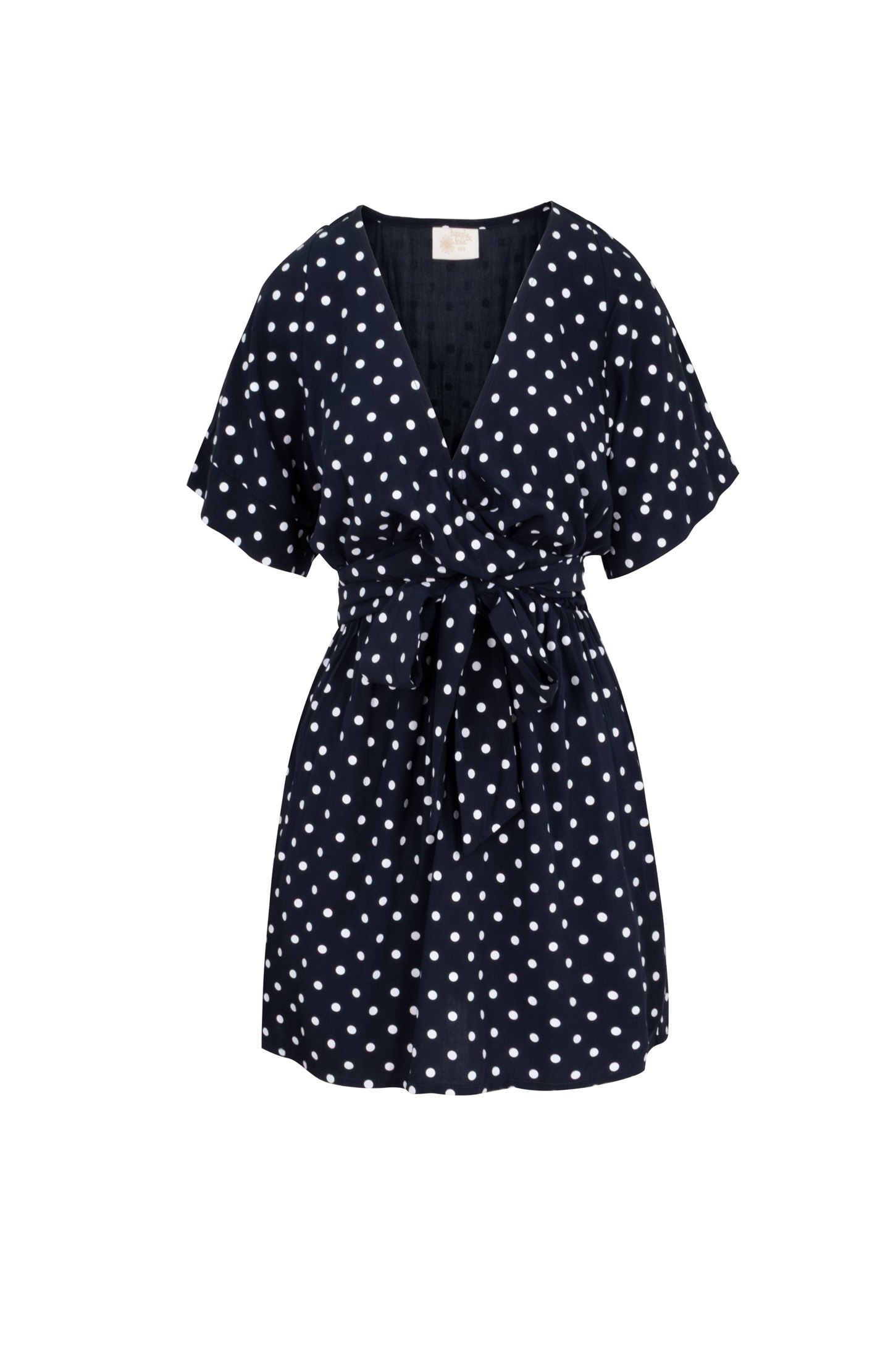 Melody Mini Dress | Midnight Polka Dot — thumbnail 5