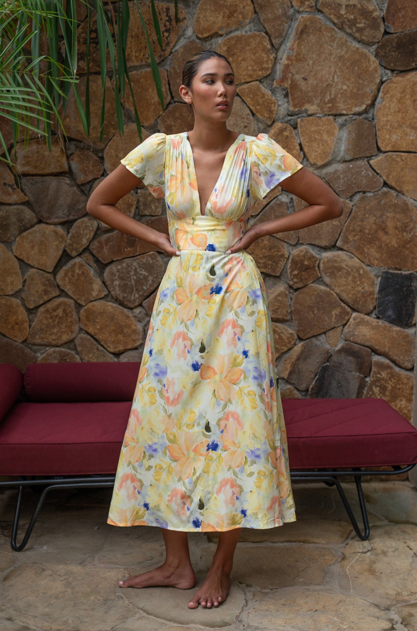 Margot Maxi Dress | Midsummer Blooms — thumbnail 3
