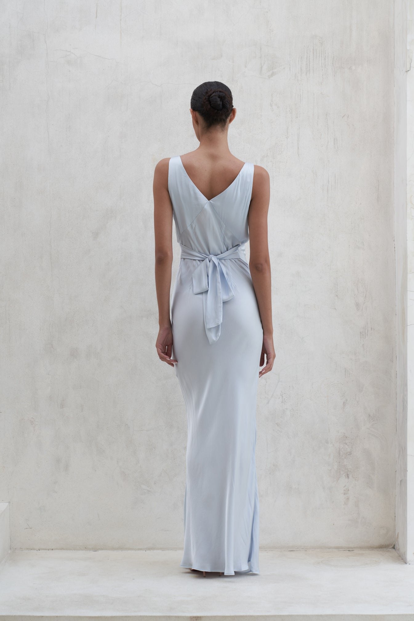 Bessette Maxi Dress | Pearl Blue — thumbnail 5