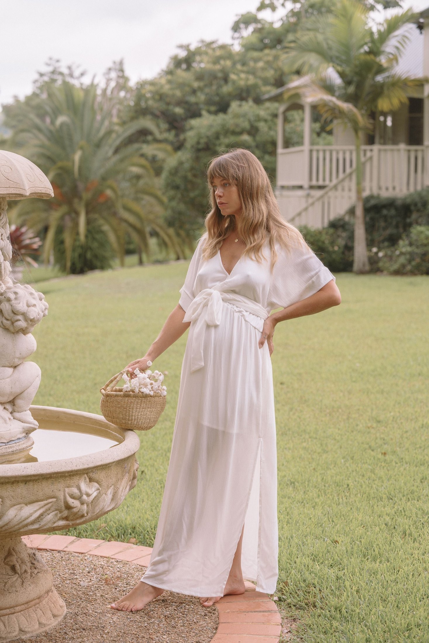 Melody Maxi Dress | White — thumbnail 8